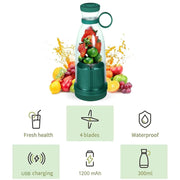 BlendGo Portable Electric Mini Juicer Bottle - Wireless USB Blender - TejaHome
