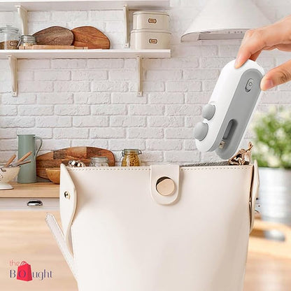Portable Mini Sealing Machine 2 in 1 USB Rechargeable Magnetic Heat Sealing and Cutting Bag Seale - tejagoodboy