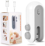 SealPro USB rechargeable mini heat sealer sealing a bag