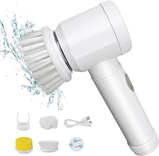 SpinClean Electric Rotary Cleaning Brush with 3 Heads - TejaHome