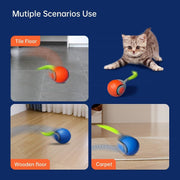 Automatic Rolling Ball Toy for Cats - Self-Moving Interactive Toy - TejaHome