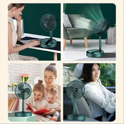 BreezeFold Foldable Mini Desk Fan - Adjustable Height & Angle - TejaHome