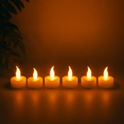 GlowSet 6-Piece Flameless LED Candle Set with Remote Control - TejaHome