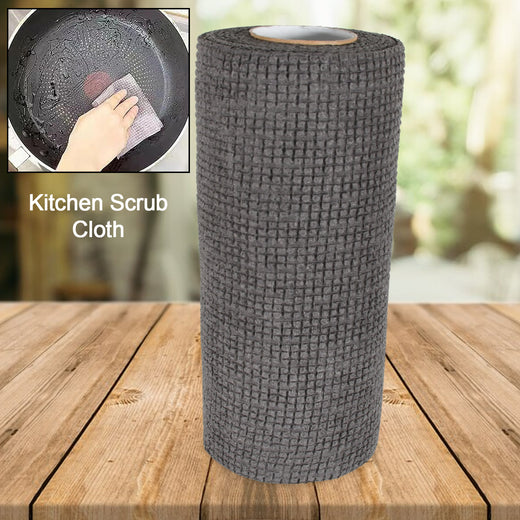 ScrubWipe Durable Microfiber Kitchen Scrub Cloth Roll - TejaHome