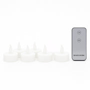 GlowSet 6-Piece Flameless LED Candle Set with Remote Control - TejaHome