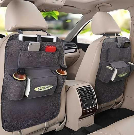 Car Back Seat Storage Organizer (Pack of 2) for Vehicles - TejaHome