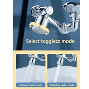 AquaFlex extended kitchen faucet spray mode demonstration