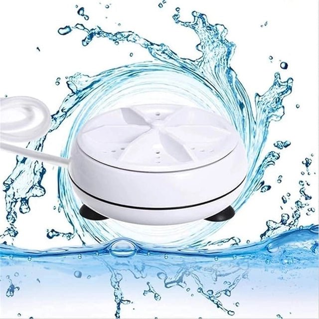 WashWave ultrasonic mini washing machine washing clothes