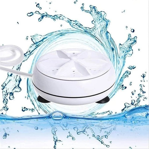 WashWave ultrasonic mini washing machine washing clothes