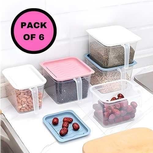 StackEase unbreakable basket holding vegetables in pantry