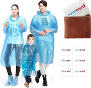 PocketShield wallet-size reusable raincoat unfolded