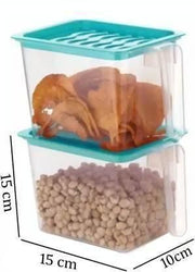StackEase kitchen organizer baskets stacked view