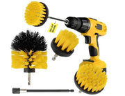 ScrubPro power drill scrubber brush 4 piece set