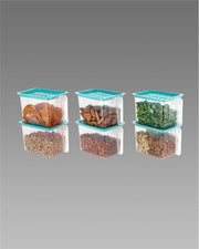 StackEase stackable kitchen storage basket set of 6