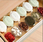 ClearStack stackable spice box size comparison