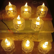 GlowTeal Flameless LED Tea Light Candles (Pack of 24) - TejaHome