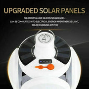 SolarGlow Solar USB Rechargeable Emergency LED Camping Lantern - TejaHome