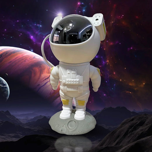 StarBeam Astronaut Galaxy Star Projector with Remote for Kids Room - TejaHome