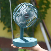 BreezeFold Foldable Mini Desk Fan - Adjustable Height & Angle - TejaHome